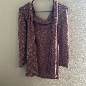 Lightweight cardigan with hood